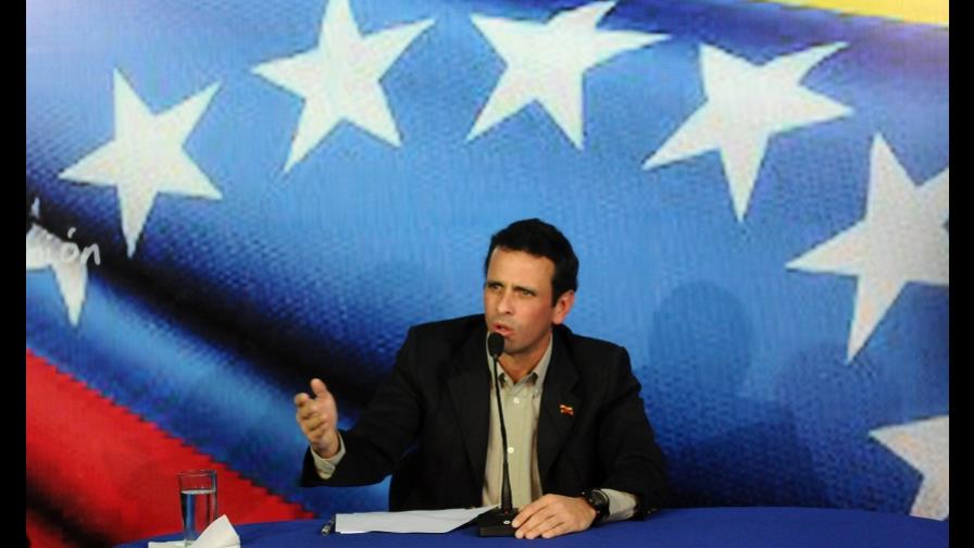 Capriles acepta oficialmente la candidatura de la oposición venezolana
