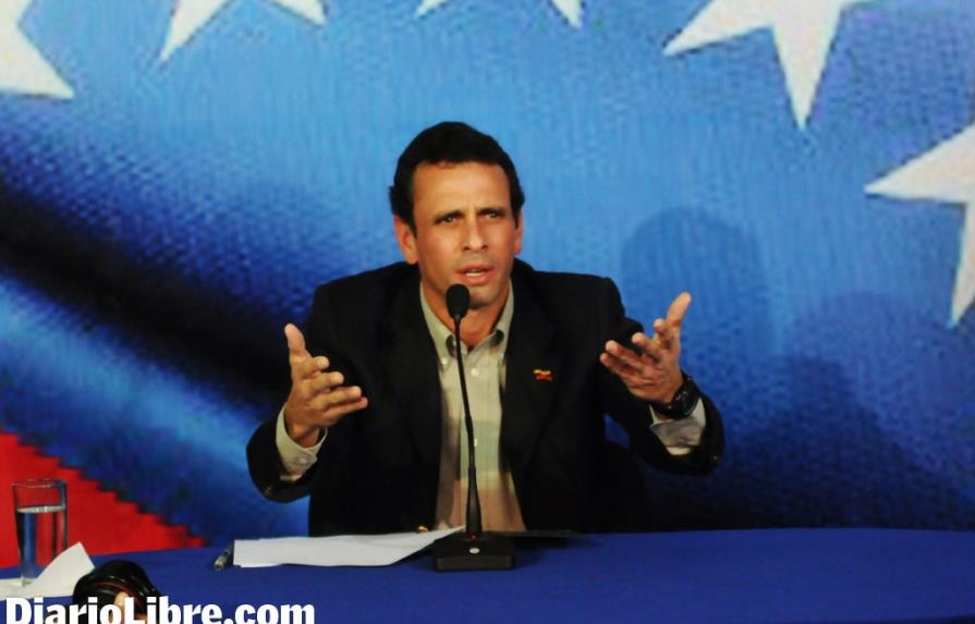 Capriles enfrentará a Maduro en comicios