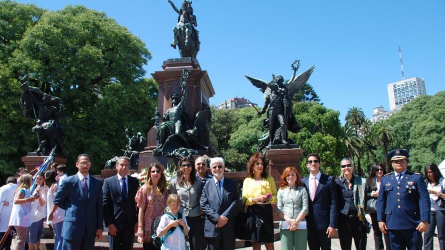 Embajada en Argentina rinde homenaje a Duarte