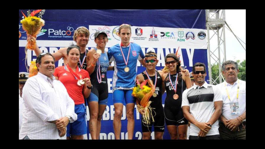 Huerta y Fernándes ganan panamericano de Triatlón Huerta y Fernándes ganan panamericano de Triatlón