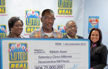 Ganadores del online super lotto