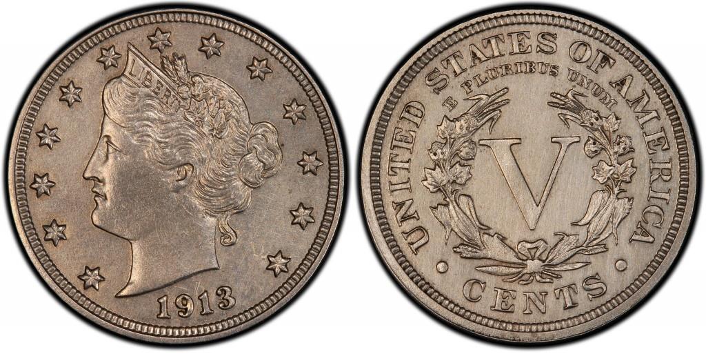 Exhiben una moneda de 5 centavos de 1913 valorada en 2,5 millones de dólares