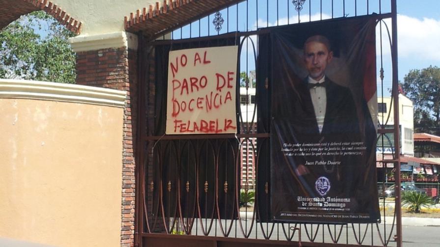 Docentes UASD paralizarán labores