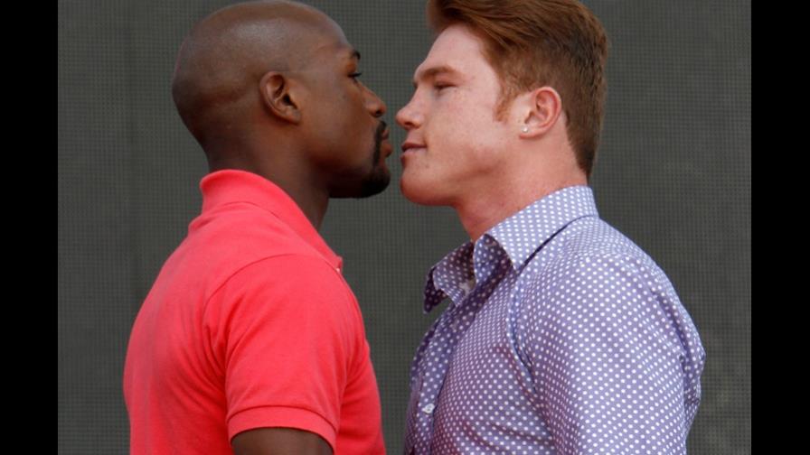 Un cinturón con placas de oro puro, trofeo para la pelea Mayweather-Álvarez