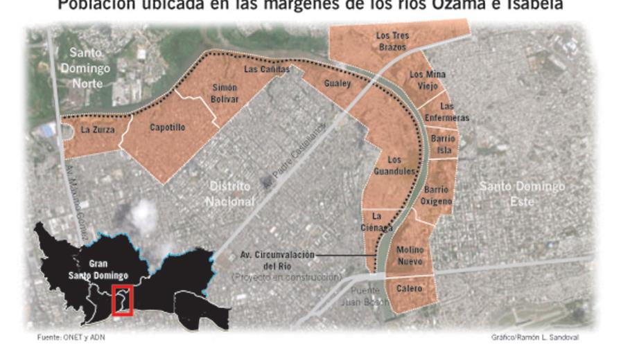 Sanear seis kilómetros del río Ozama afectaría 2,500 viviendas