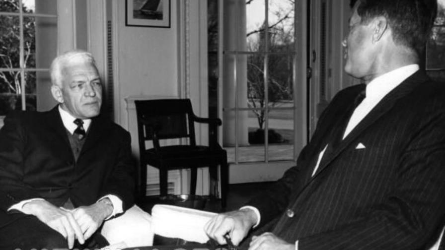 JFK y Bosch en la Casa Blanca