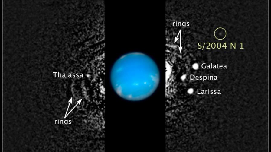 Descubren la luna número 14 de Neptuno en viejas fotos del Hubble