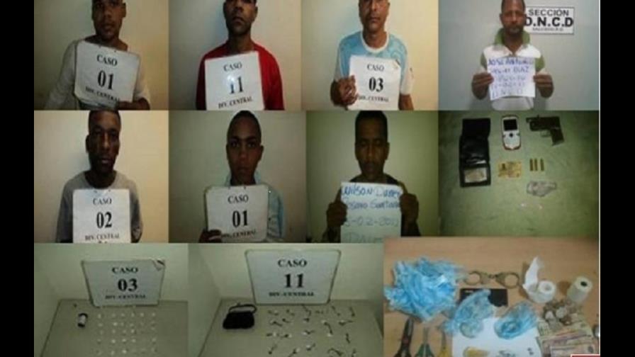 La DNCD detiene 102 supuestos vendedores de drogas