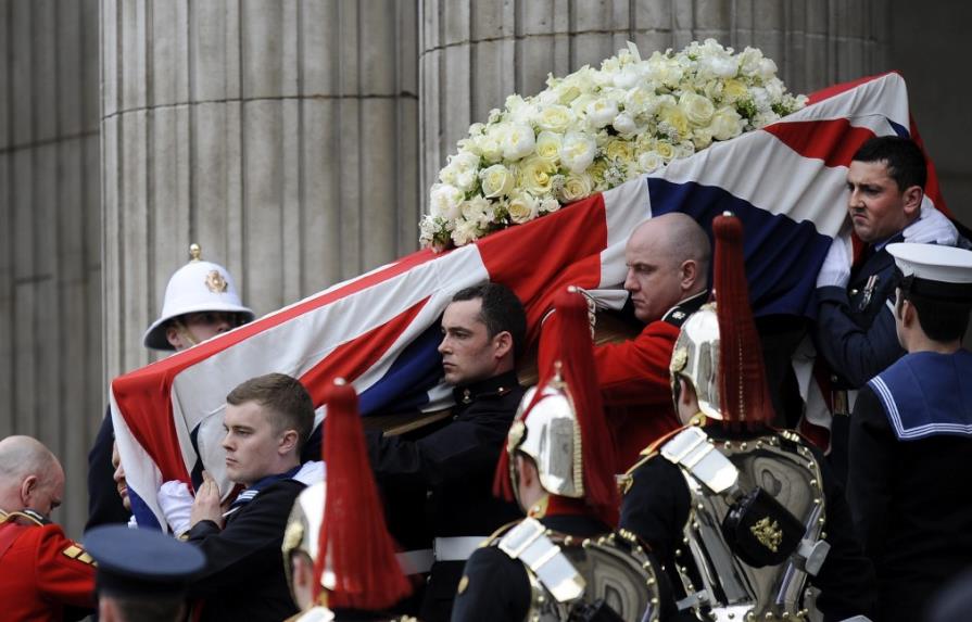 La solemnidad marca el funeral de Margaret Thatcher