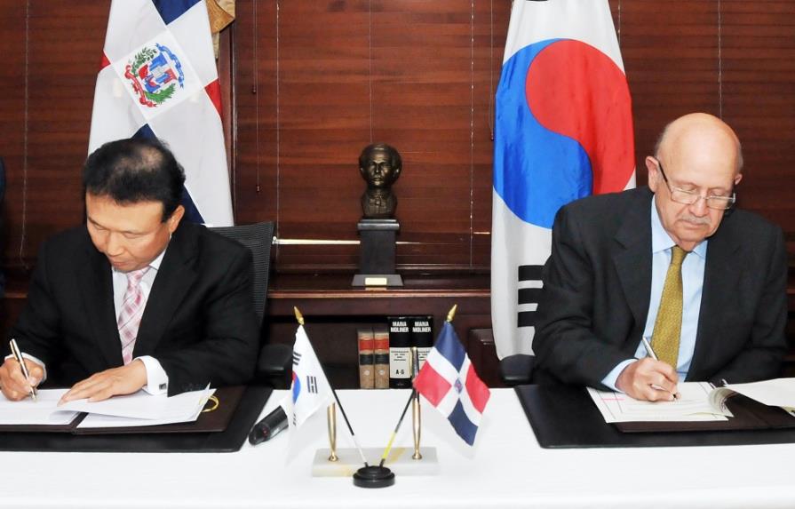 República Dominicana y Corea suscriben acuerdo