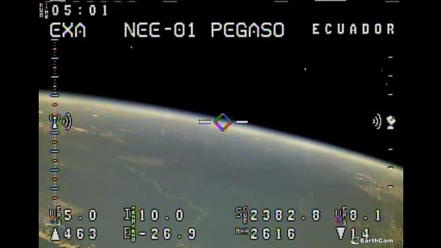 Satélite ecuatoriano emite imágenes de Venezuela en primera transmisión