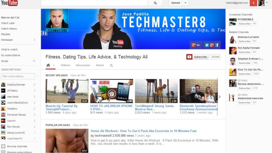 Un dominicano en la universidad de YouTube