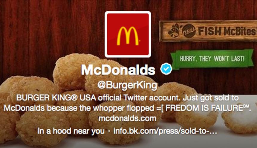 Piratas cibernéticos atacan Twitter de Burger King