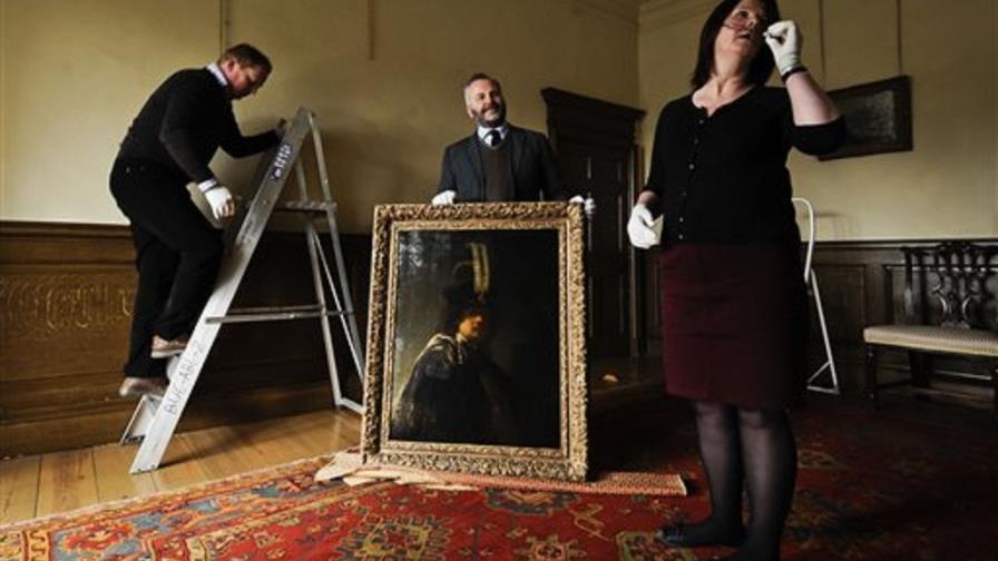 Identifican pintura como autorretrato de Rembrandt