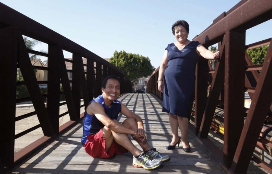 Donante de riñón termina maratón de Los Angeles