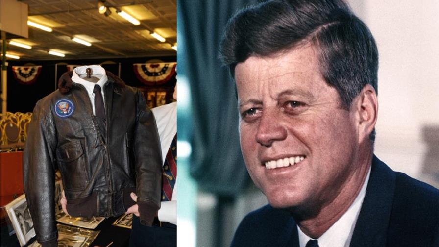 Chaqueta usada por Kennedy en avión oficial fue comprada en subasta por US$570,000