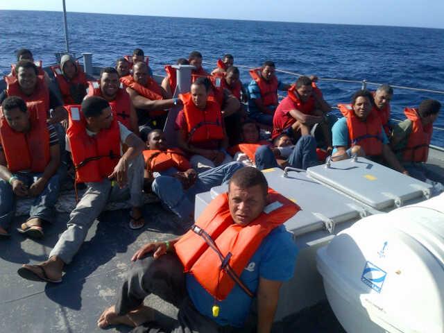 Marina detiene a 31 personas intentaron viajar en yola hacia Puerto Rico