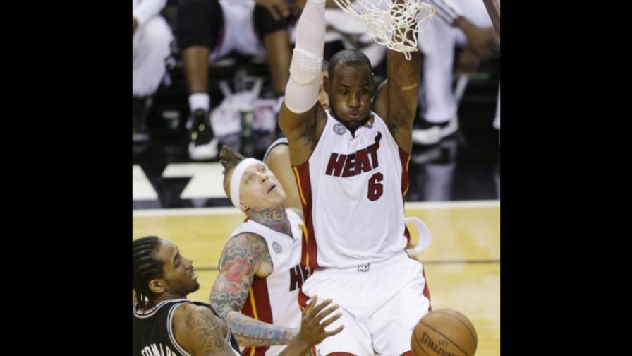 LeBron James se creció al final y Miami obliga a séptimo juego
