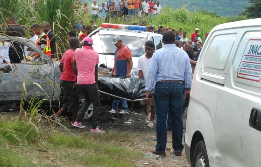 La Policía Nacional cree que el triple crimen en Yaguate fue por un ajuste de cuentas