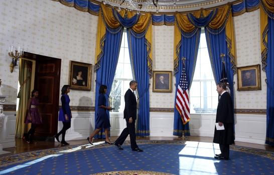 Obama jura el cargo para un segundo mandato como presidente de Estados Unidos