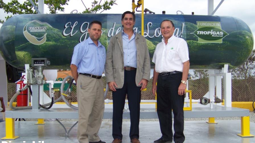 Fundación Tropigas inaugura estación de GLP