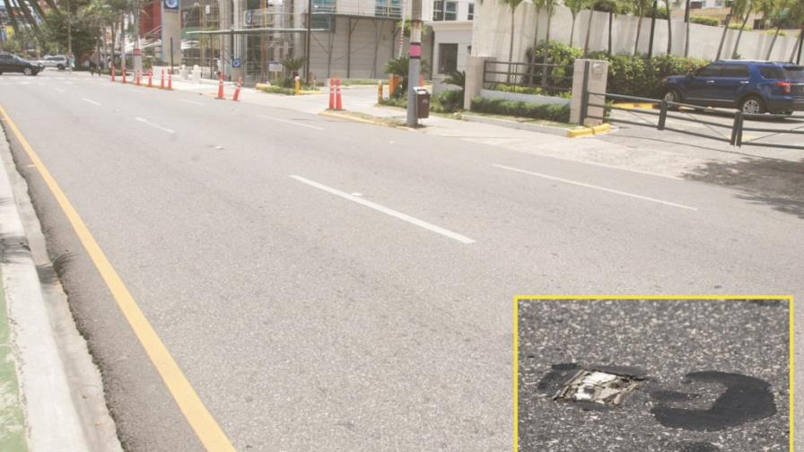 Se salen los Ojos de Gato de avenidas del Distrito Nacional