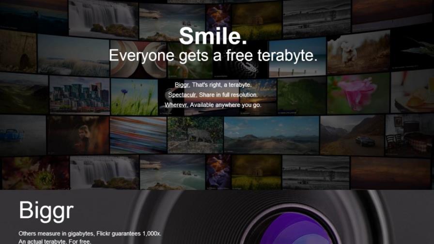 Yahoo flickr cambia de diseño y ofrece 1 TB de almacenamiento gratis