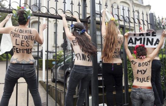 El cuerpo desnudo de una activista FEMEN es un arma política poderosa