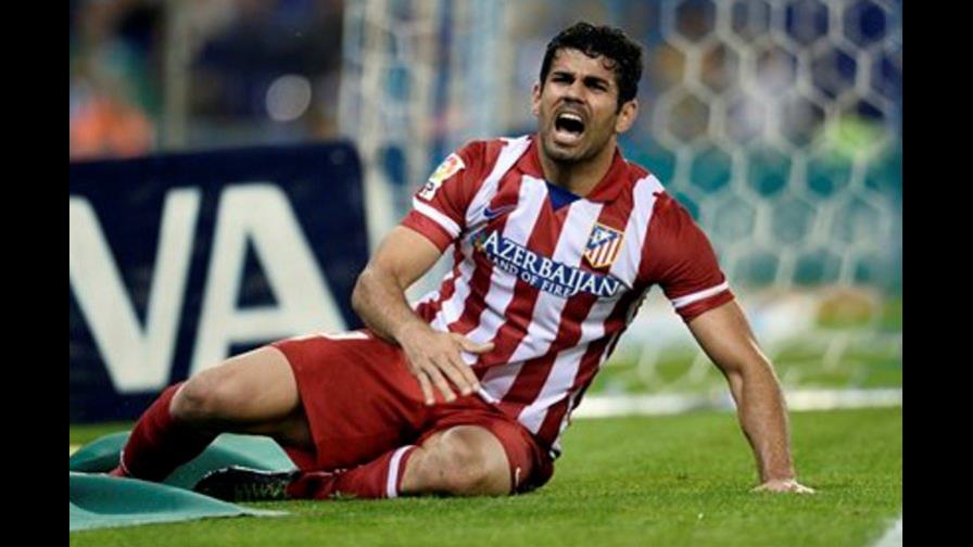Diego Costa viajará con el Atlético pese a estar lesionado en el tobillo derecho