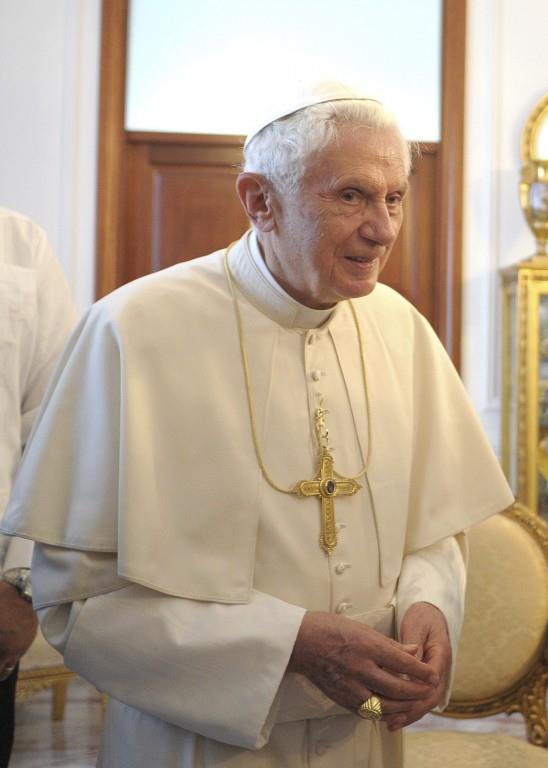 Benedicto XVI dice a los venezolanos: Tengan confianza, Dios los ayudará