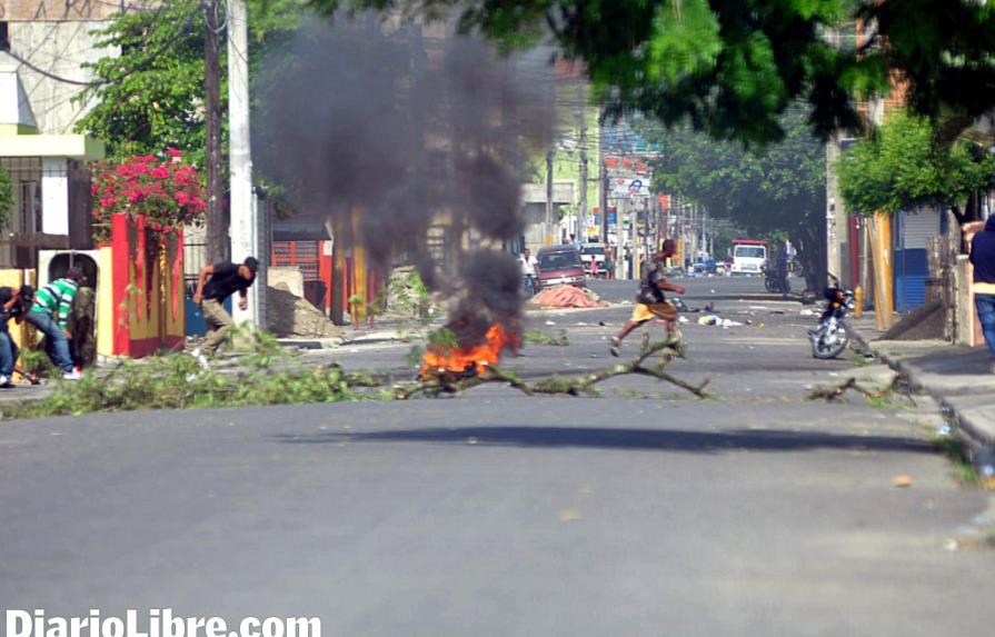 Jornada de protesta en el Cibao deja tres muertos y nueve heridos
