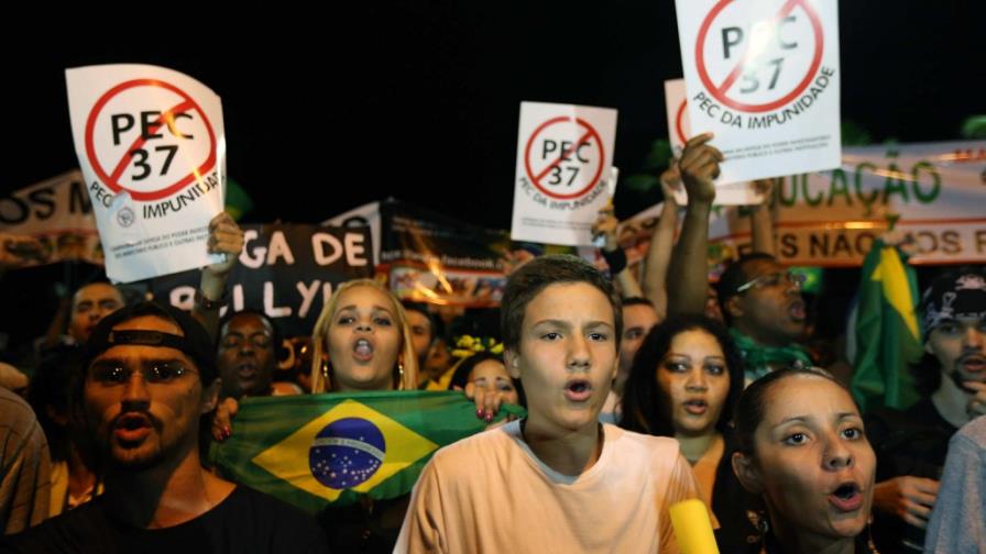 Dos mujeres mueren atropelladas en una nueva protesta en Brasil