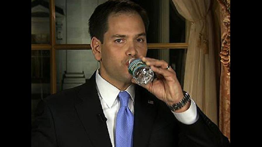 Rubio saca partido a su incidente con la botella y recauda 125,000 dólares