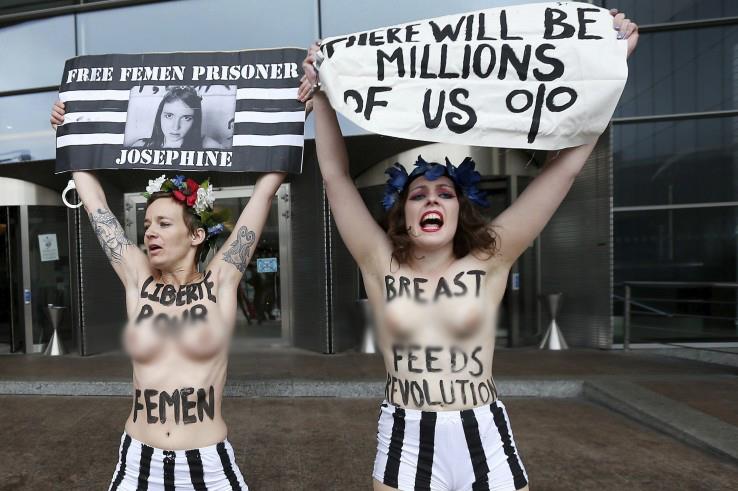 La organización feminista Femen denuncia el cierre de su portal en Facebook