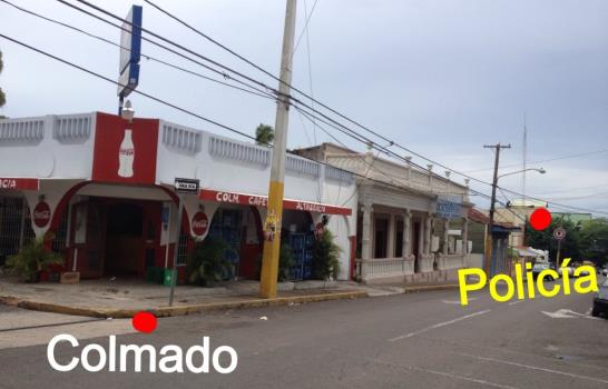 Ladrones arrasan en colmadón ubicado a tres casas del cuartel policial