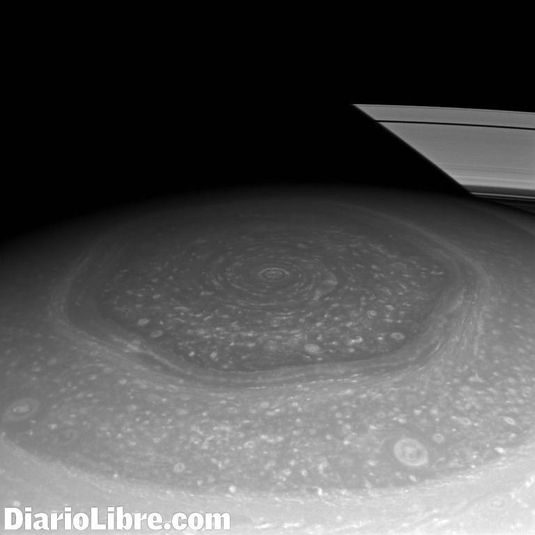 El Polo Norte de Saturno, a la vista