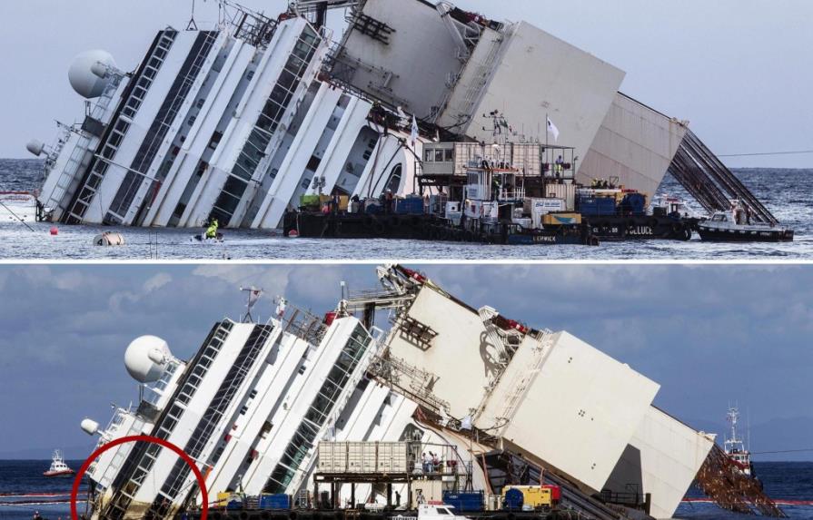 Hallan restos junto al Costa Concordia en la búsqueda de dos desaparecidos