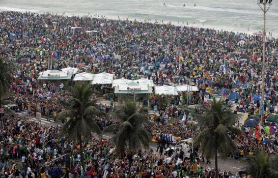 Misa del papa en playa de Copacabana