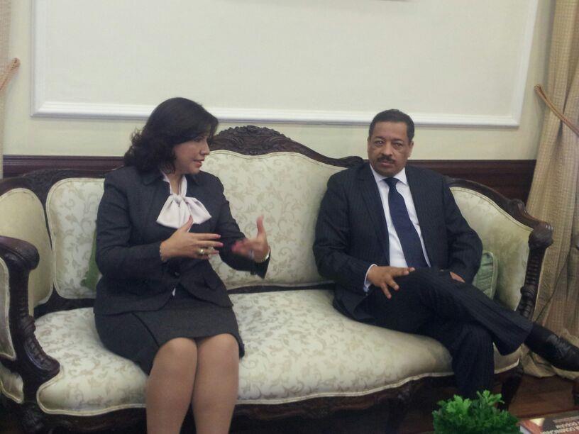 Roberto Rosario acude al Palacio Nacional y se entrevista con la Vicepresidenta