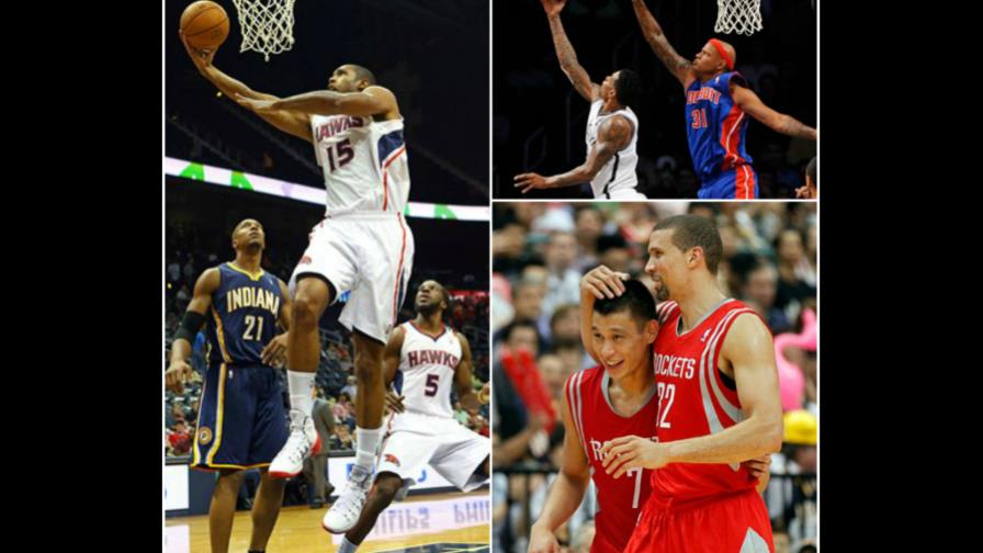 Jugadores dominicanos listos para ver acción esta noche en la NBA