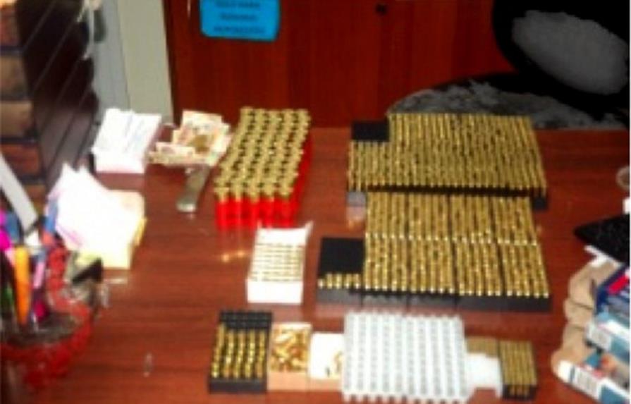 Policía incauta cientos de municiones comercializadas ilegalmente