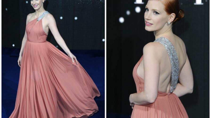 Jessica Chastain, reina de la alfombra roja