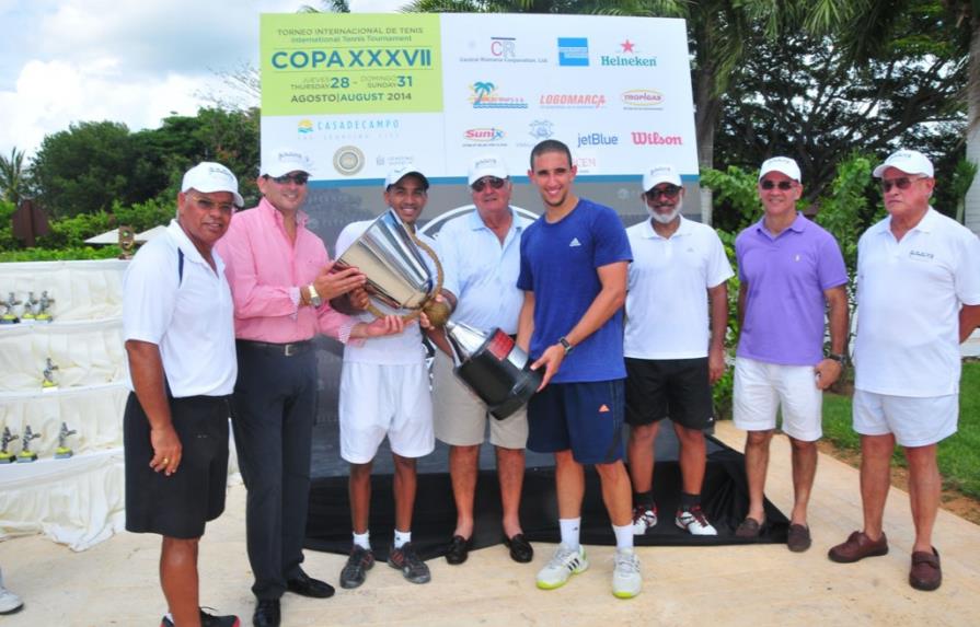 Pedro Nolasco conquista categoría Open en torneo de tenis Copa Casa de Campo