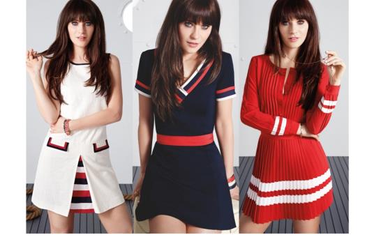 Para Tommy (Hilfiger), de Zooey (Deschanel)