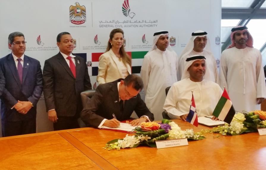 República Dominicana y Emiratos Árabes firman Acuerdo de Servicios Aéreos