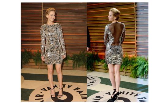Jennifer Lawrence, sexy en Tom Ford para la fiesta Vanity Fair