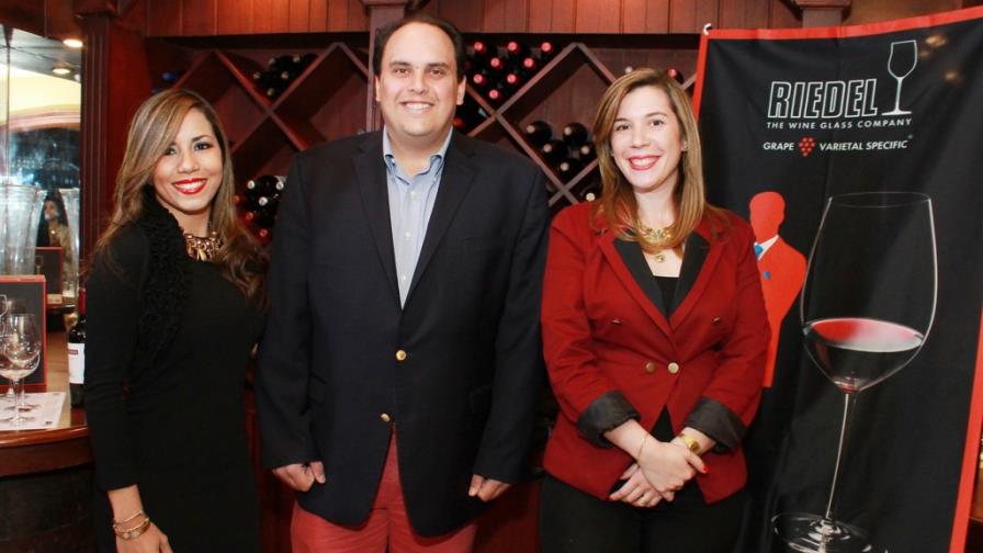 Copas de la marca Riedel en una cata