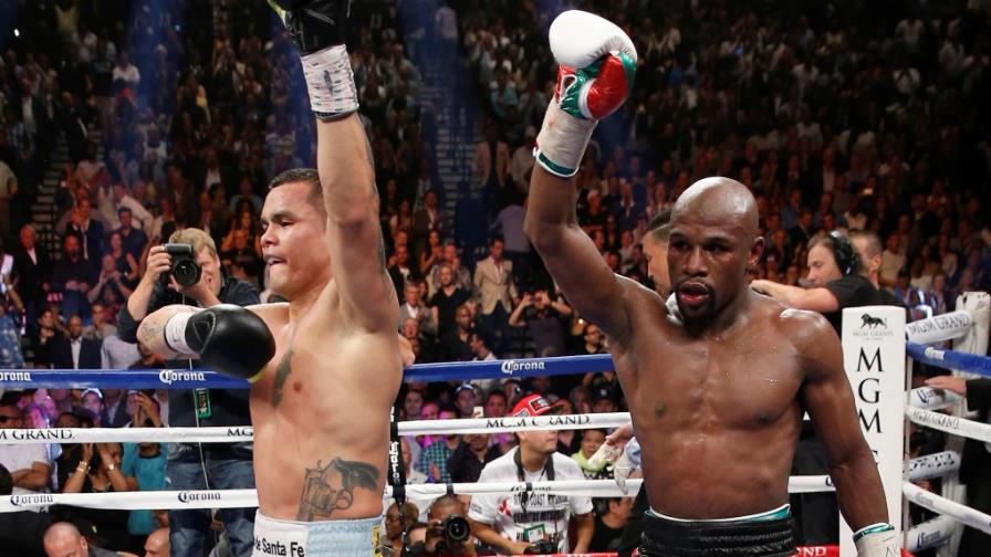Floyd Mayweather Jr. gana a argentino Marcos Maidana