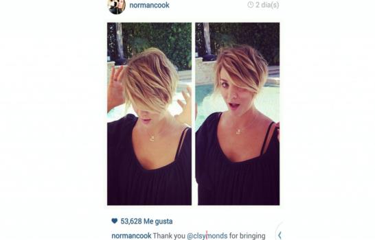 El famoso corte de pelo de Kaley Cuoco