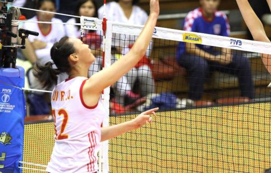 China pone el partido a punto de mate; vence 25-19 al seleccionado de República Dominicana